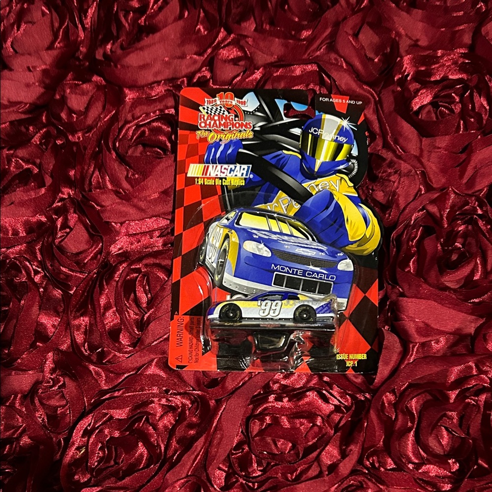 NASCAR Monte Carlo Toy Car - Blue and Yellow JCPenney